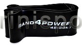 Эспандер черная резиновая петля для тренировок 45кг - 90кг Band4power от магазина РиниСпорт