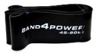 Эспандер черная резиновая петля для тренировок 45кг - 90кг Band4power